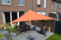 Voile triangulaire 360 x 360 x 360 cm terracotta. Store impermabilis