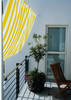 Voile solaire 270 x 140cm - couleur jaune-blanc -